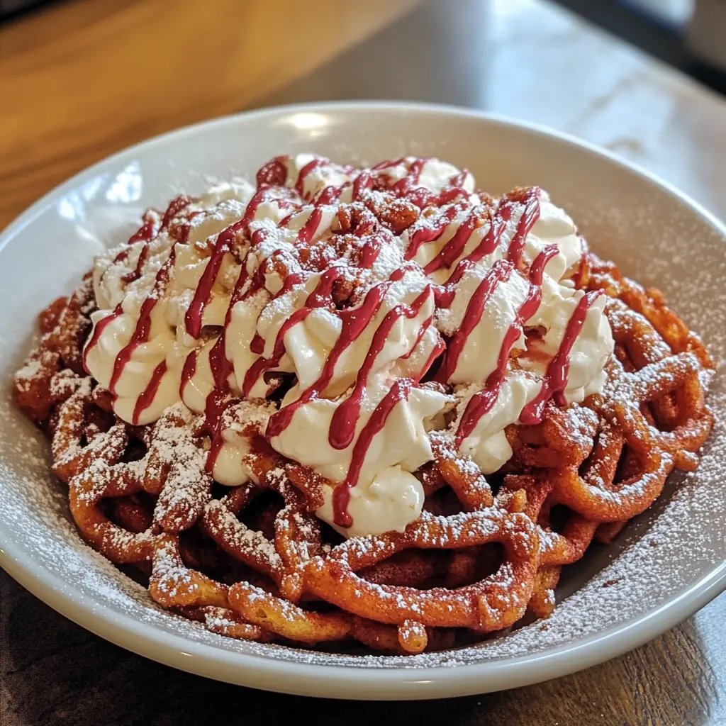 easy red velvet funnel cake recipe